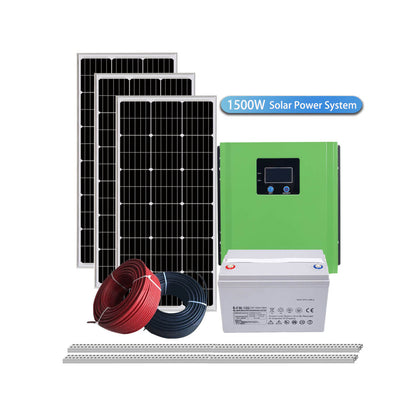 1500W Off Grid Solar Power System-complete generator system-home energy system