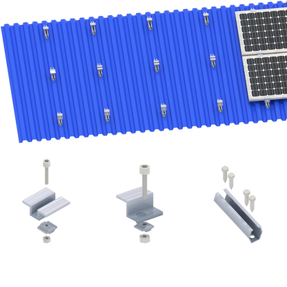 Non-Rail Metal Solar Roof Mountings system