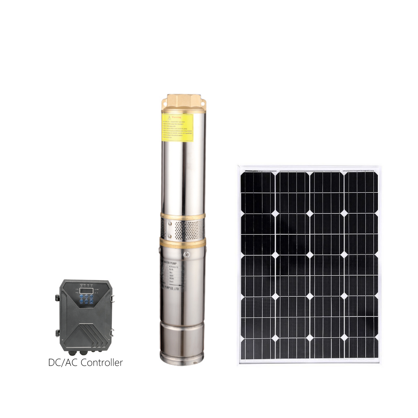 Solar Power Water Pump-4 Inch-AC&DC Submersible