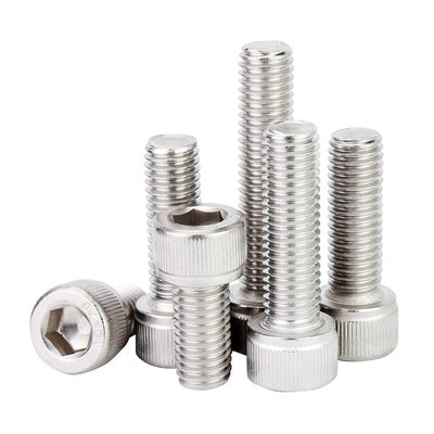 304 stainless steel cup head socket head screw, extended cylindrical head bolt screw, full length M6M10-M12
