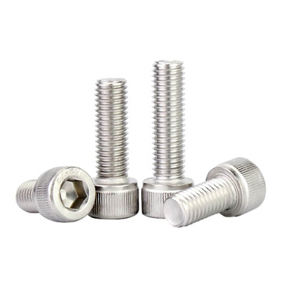 304 stainless steel cup head socket head screw, extended cylindrical head bolt screw, full length M6M10-M12