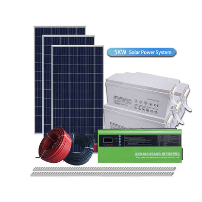 5KW Off Grid Solar Power System-complete electrical system kit-home energy system